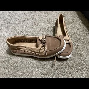 Womens brown falls creek boat shoe size 11
